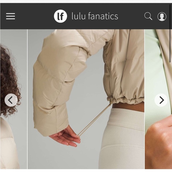 Lululemon Wunder Puff Super-Cropped Jacket Trench Size 6 - Picture 11 of 16